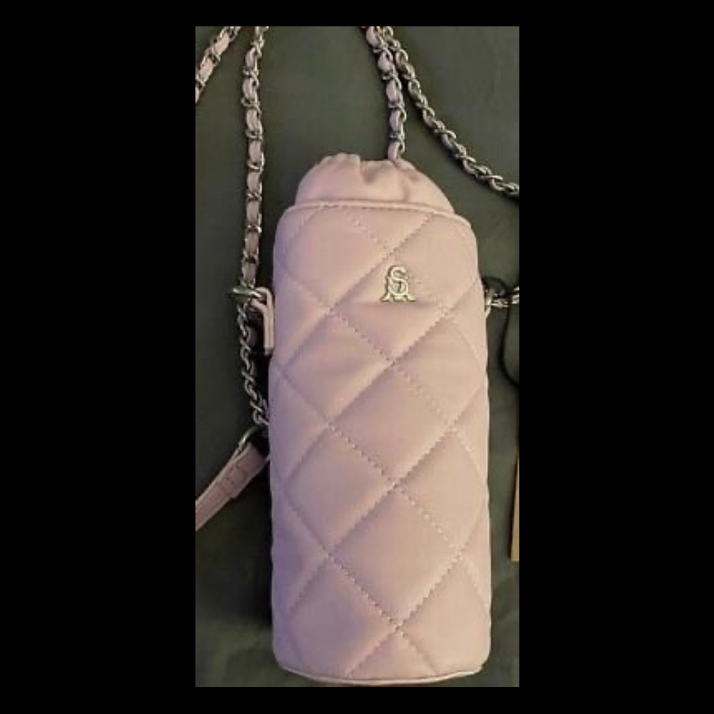 Elegant Pink Quilted Crossbody Bag